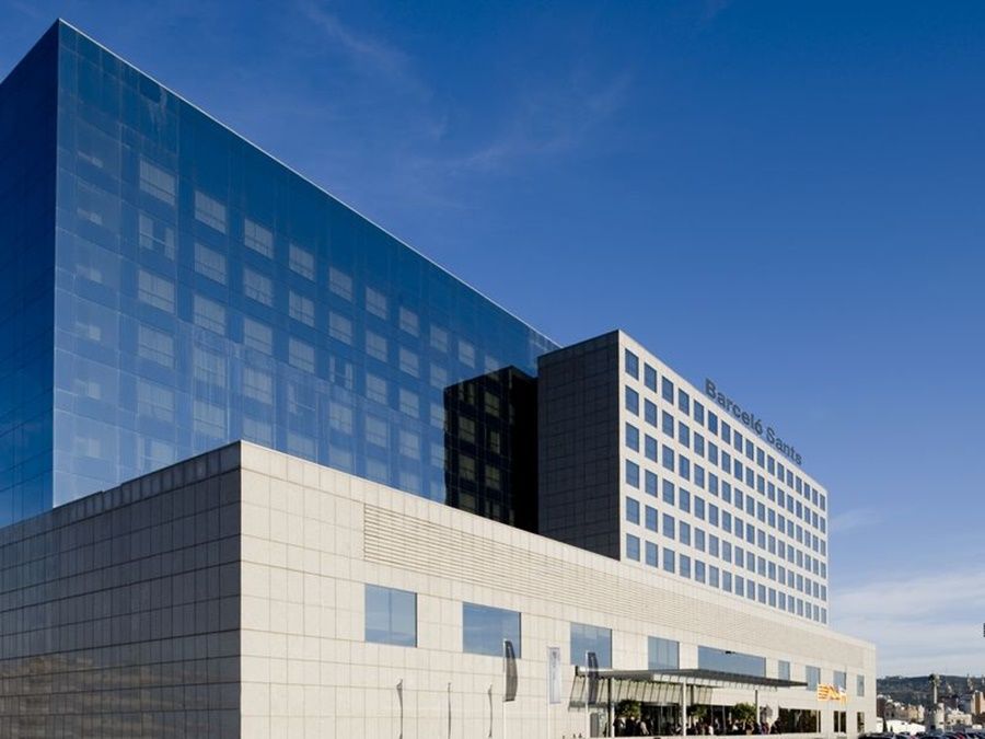 Hotel Barcelo Sants Barcellona Esterno foto